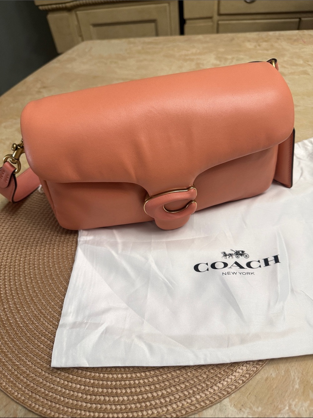 COACH 🔥 Pillow Tabby Padded Napa Leather Shoulder Bag